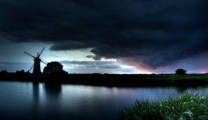 Dusk on the Broads